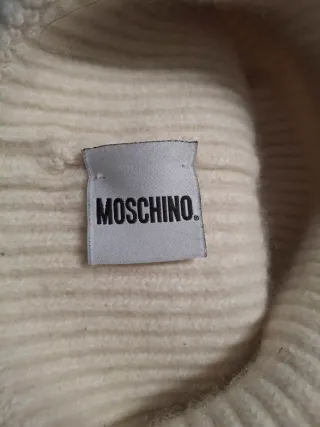 Berretto invernale Moschino bianco e nero