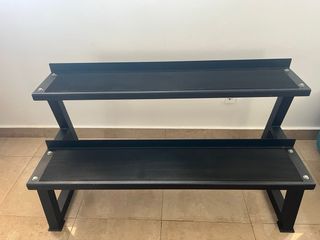 Banca de pesas de 2 niveles