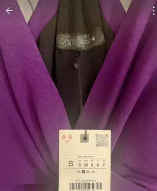 Vestido zara talla S, nuevo con etiqueta