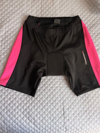 Culotte Ciclismo Negro y Rosa Muddyfox