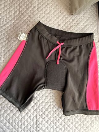 Culotte Ciclismo Negro y Rosa Muddyfox