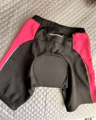 Culotte Ciclismo Negro y Rosa Muddyfox