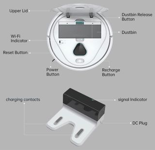 SIN ABRIR Robot Aspirador 3000Pa WiFi