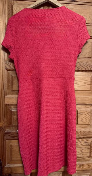 Vestido Mango Rojo Talla L