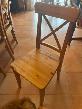 Mesa comedor y 8 sillas madera
