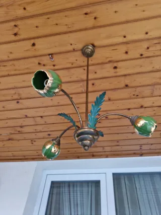 Lampadario Vintage Anni '50 '60 Stile Florentine