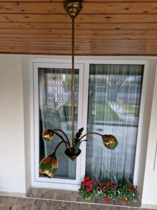 Lampadario Vintage Anni '50 '60 Stile Florentine