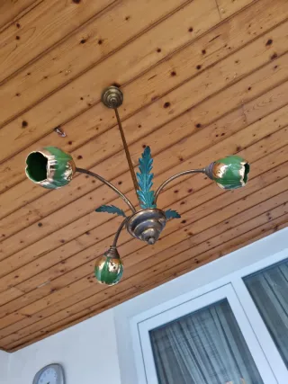 Lampadario Vintage Anni '50 '60 Stile Florentine