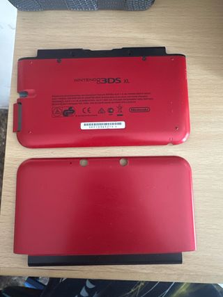 Carcasa 3DS XL Roja Nintendo Original