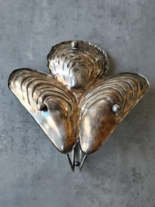 Antipastiera inglese pesce decò EPNS