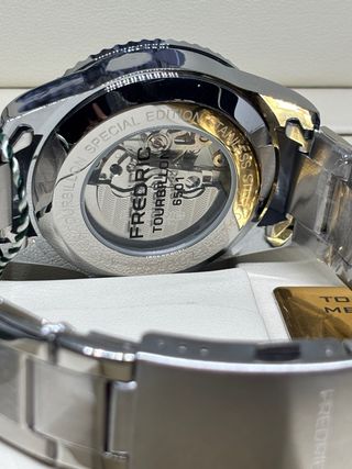 Orologio Fredric Automatico Verde Argento