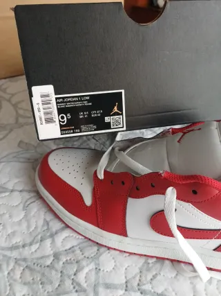 Jordan 1 Low Rojas y Blancas