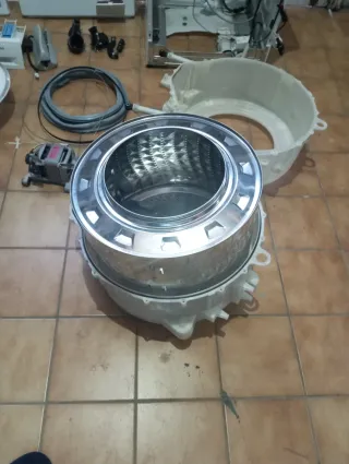 Lavadora Samsung Ecobubble Desmontada WF80F5EDW2W/