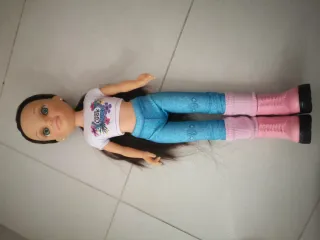 Nancy con su caballo