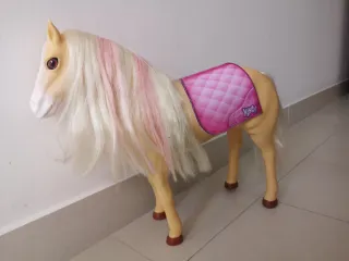 Nancy con su caballo