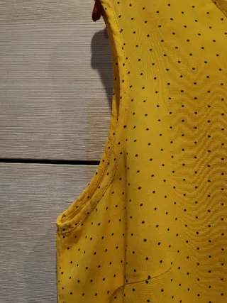 Blusa donna gialla pois nr 133