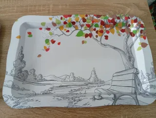 4 Bandejas de Metal Decoradas