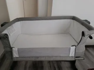 Minicuna gris Kinderkraft