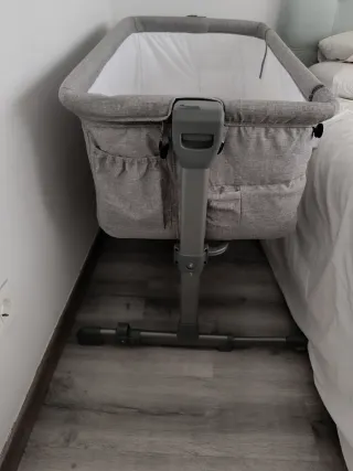 Minicuna gris Kinderkraft