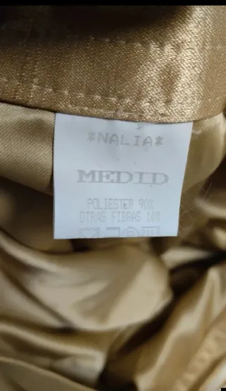 Conjunto Falda y Top Dorado