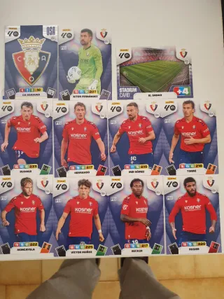 Cartas Panini Adrenalyn XL 2025/26 Osasuna