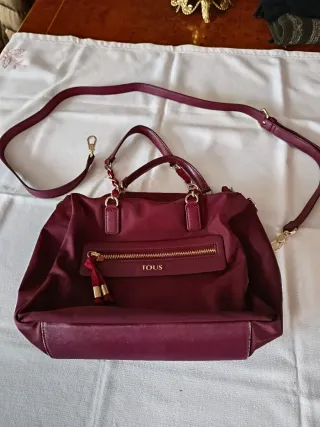 Bolso Tous Original Morado y Dorado