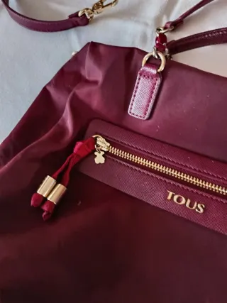 Bolso Tous Original Morado y Dorado