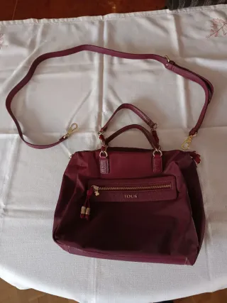 Bolso Tous Original Morado y Dorado