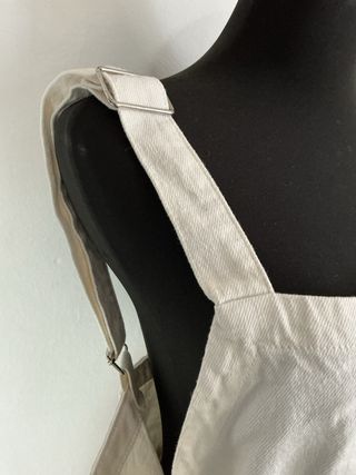 Peto Mango blanco Talla M Tirantes ajustables Mono