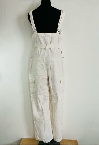 Peto Mango blanco Talla M Tirantes ajustables Mono