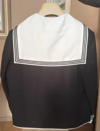 Traje Comunión Marinero Niño Azul marino y Blanco