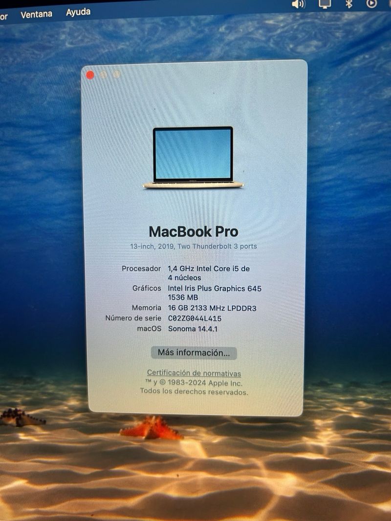 MacBook Pro 13-inch (2020, Intel Corei5, Touch Bar afbeelding 5