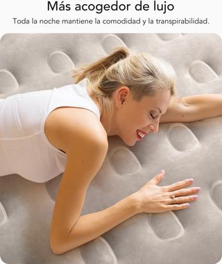 Colchón auto hinchable eléctrico 99cm