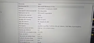 Dell XPS 9370 Core i7 Plata