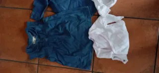 Lote Ropa Vaquera Niña 6/9 Meses + Bodys