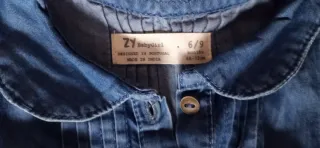 Lote Ropa Vaquera Niña 6/9 Meses + Bodys