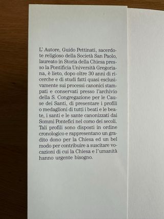 I santi canonizzati del giorno 12 volumi 1991