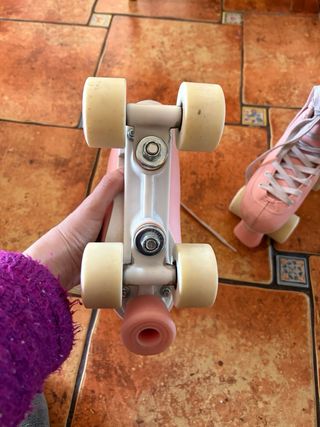 Patines Oxelo Quad Rosas- tamano 35