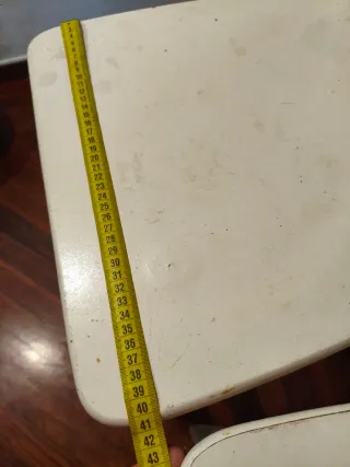 Taburetes Altos Madera Blanco Ikea (3uds)