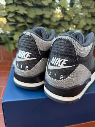 Jordan 3 x Levi's Black 45.5eu 11.5us