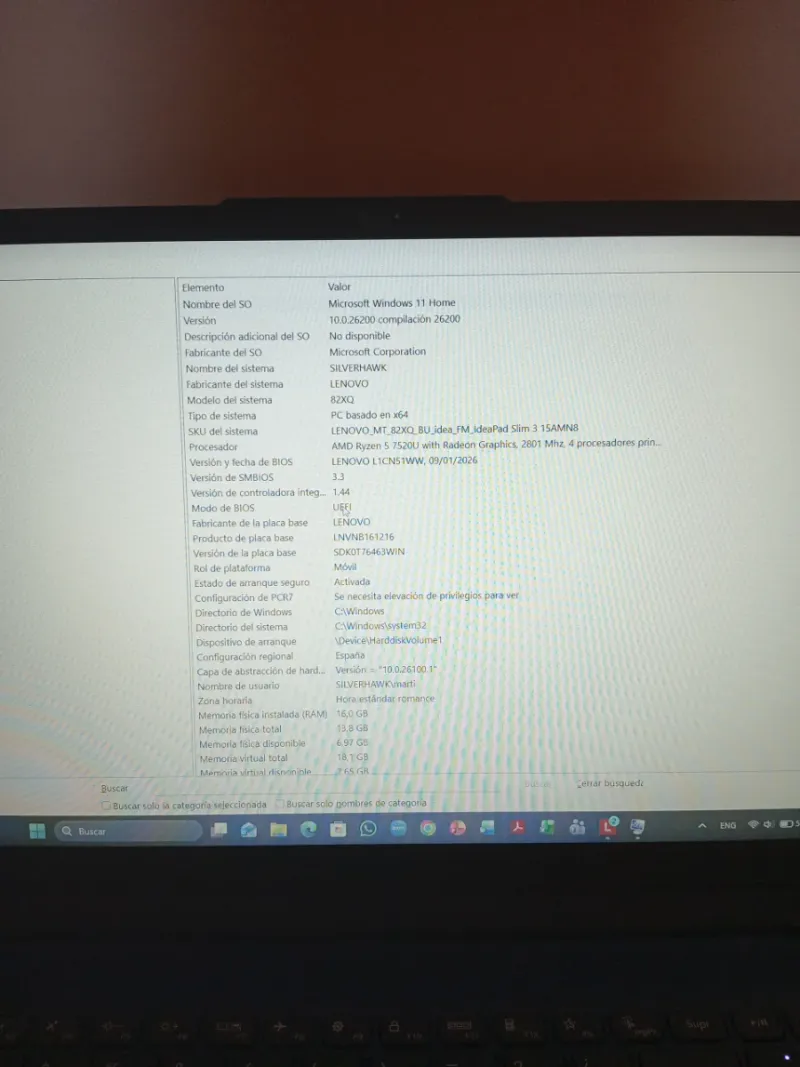 Lenovo IdeaPad Slim 3 15AMN8 16GB RAM DDR5 512GB afbeelding 5