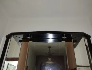 Mueble recibidor con espejo y 2 focos