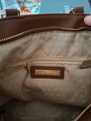 Borsa donna Roccobarocco marrone monogram