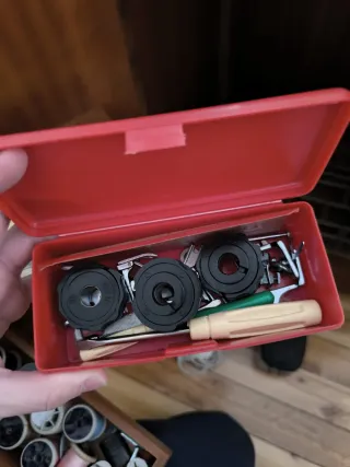 Máquina de coser ALFA vintage con mueble