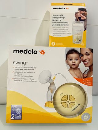 Sacaleches MEDELA Swing Eléctrico + 44 bolsas