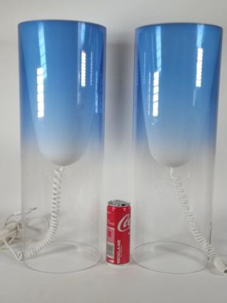 Lampade Kartell Toobe Blu Trasparente 55 cm