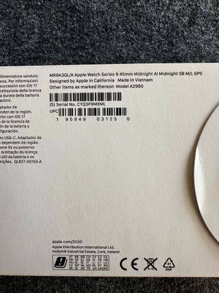 Apple Watch Series 9 45mm GPS + 12 cinturini