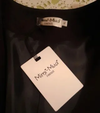 Blazer donna nero zip taglia 46