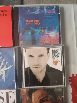 Lote 10 CDs Miguel Bosé (dos de ellos dobles)
