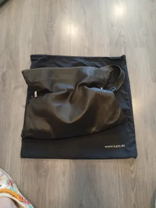 Bolso Lupo Negro Piel